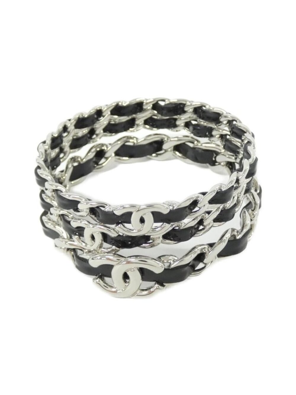 Chanel Bangle Bracelet Silver